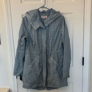 Merona Women's Blue Patterned Utility Jacket